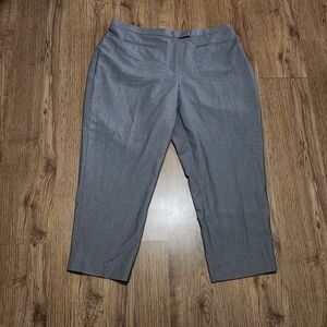 Ruby Rd. Women's Charcoal Dress Pants